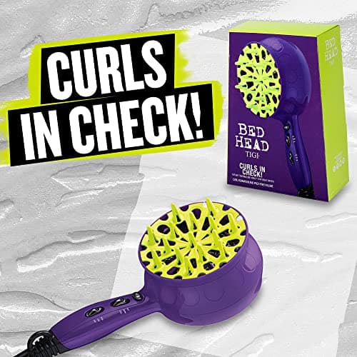 Bed Head Curls-in-Check 1875W Hair Diffuser Dryer | Great for Curly Hair, Reduce Frizz & Static | Diffuser Hair Dryer Enhances Natural Curl, Waves & Texture 6