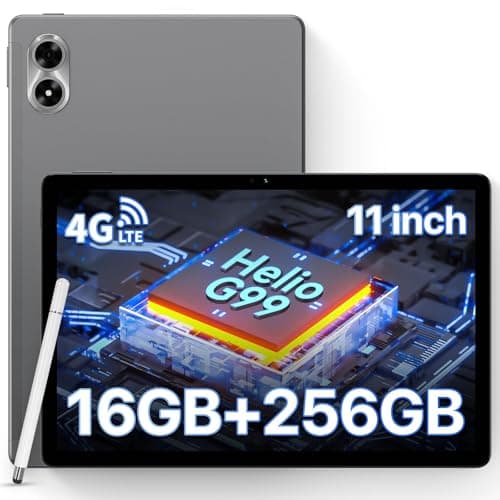 UMIDIGI MTK Helio G99 Tablet 2025,G7 Tab Pro 16GB+256GB+1TB,11 inch FHD+ 1920 * 1200 Gaming Tablets,Octa-Core 2.2GHz, 8000mAh with 18W Charging 13MP+8MP 4 Speakers,4G Sim+5GHz WiFi,GPS,Face Unlock