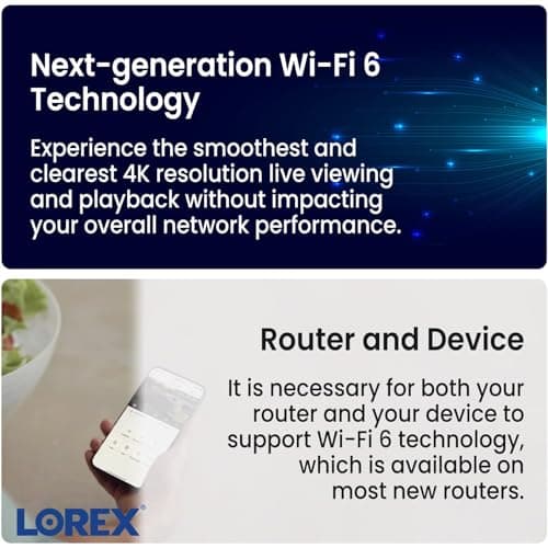 Lorex 4K 8MP Wi-Fi 6 Spotlight Security Camera | Indoor/Outdoor | Color Night Vision | Smart Motion Detection | 32GB Local Storage | 2-Way Talk | IP65 Rated | No Monthly Fees | Black 5