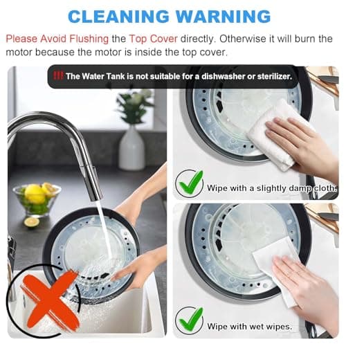 ap airpleasure Water-Based Purifier Air Washer, Air Revitalizer & Freshener, Air Fresher with 6 Colorful lights for Rooms (Silver) 10