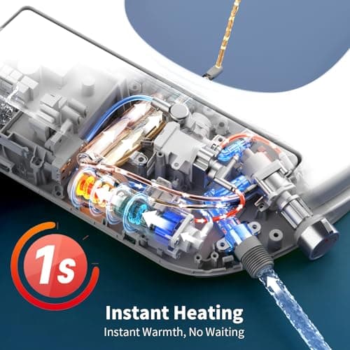 SR SUN RISE Electric Bidet Toilet Seat Elongated - Dual Nozzles for Female & Hip, Comfort Heated Seat & Air Dryer, 6 Wash Modes, Remote & Knob Control, Silent Close Lid, Nightlight, Ultra-Slim 3