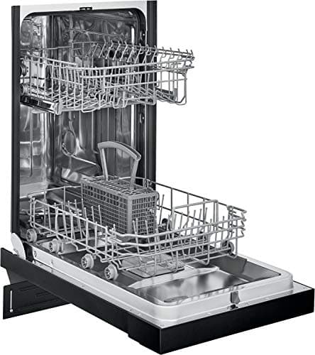 Frigidaire 18 in. ADA Compact Front Control Dishwasher in Black with Dual Spray Arms, 52 dBA, includes room-of-choice delivery 8