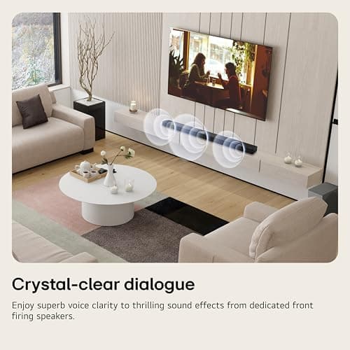 LG S60T 3.1 ch. Soundbar with Wireless Subwoofer, Dolby Audio, TV Synergy, Wow Interface, AI Sound Pro (2024 Model) 5