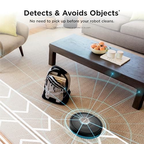 Shark AV2501AE AI Robot Vacuum with XL HEPA Self-Empty Base, Bagless, 60-Day Capacity, LIDAR Navigation, Perfect for Pet Hair, Compatible with Alexa, Wi-Fi Connected, Carpet & Hard Floor, Black 6