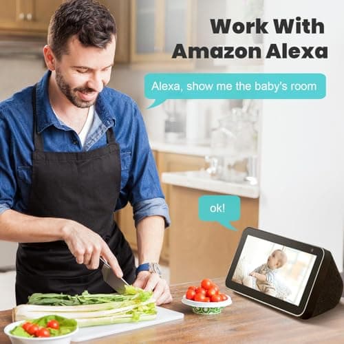 litokam 2K Indoor Security Camera, 360° Cameras for Home Security Indoor with Motion Detection, Pet Cam with Phone App, Baby Monitor-Night Vision 9