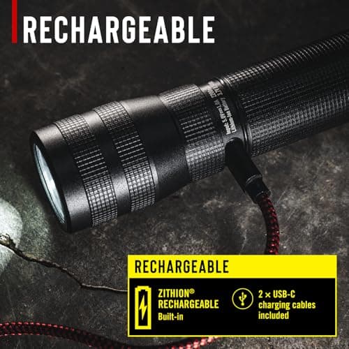 Coast G60R 1000 Lumen Waterproof Rechargeable LED Flashlight, 2-Pack 8