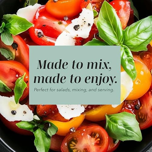 COOK WITH COLOR Mixing Bowls with Lids - 12 Piece Plastic Nesting Bowls Set includes 6 Prep Bowls and 6 Lids, Microwave Safe Mixing Bowl Set, Mint Embossed 5