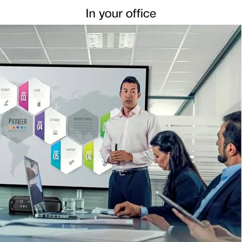 Epson Pro EX10000 3-Chip 3LCD Full HD 1080p, Wireless Laser Projector 4,500 Lumens Equal Color and White Brightness, Miracast, 2 HDMI Ports, Built-in 16W Speaker 6