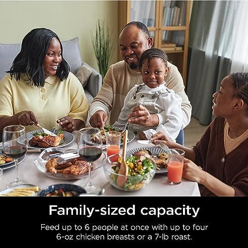 Ninja MC1101 Foodi Everyday Possible Cooker Pro, 8-in-1 Versatility, One-Pot Faster Cooking Replaces 10 Tools, Family-Sized Capacity with Adjustable Temp Control, 6.5 quarts, Midnight Blue 6