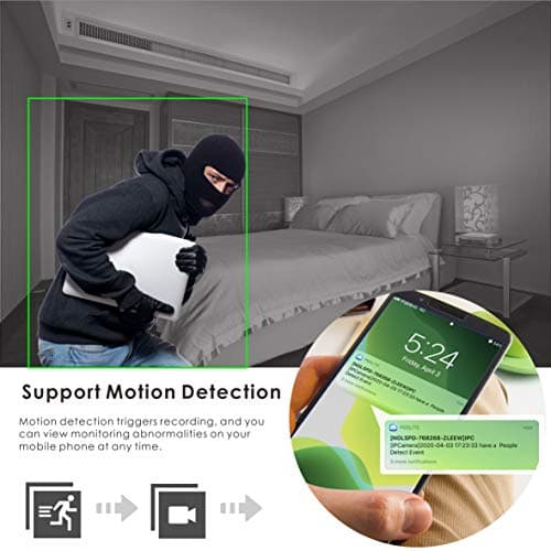 IP Security 5.0MP H.265 POE PTZ Dome Camera, Hikvision Compatible 5X Optical Zoom, Indoor/Outdoor Network Camera with Audio, Pan 355° Tilt 90°,Waterproof IP66 98ft Night Vision, Motion Detection 8