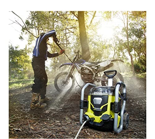RYOBI RY40PW01DG9 1,500 PSI 1.2 GPM 40-Volt Cold Water Cordless Electric Pressure Washer with Two 5.0 Ah Batteries and Charger Included 8
