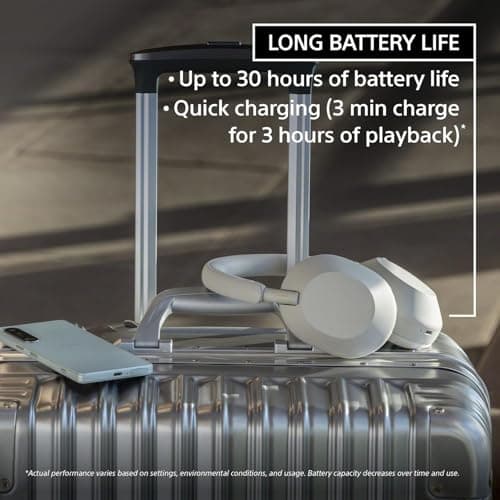 Sony WH-1000XM5 Premium Noise Canceling Headphones (Black) with Free WF-C700N Truly Wireless Noise Canceling Earbuds (Black) 6