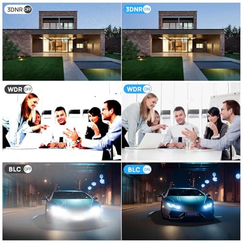 VIKYLIN 4MP IP POE Thermal Camera,Visible and Thermal Channels Dual Image Fusion, AI Human/Vehicle Classification with Heat,Call and Smoking Detection Camera,Active deterrents,IVS,Outdoor and Indoor 7