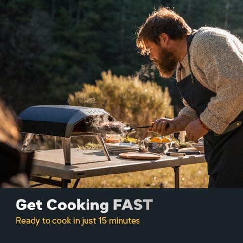 Ooni Koda 12 Gas Pizza Oven – 12" Gas Powered Outdoor Oven with 28 mBar Regulator and Gas Hose, Gas powered Portable Pizza Oven - Foundry Black 6