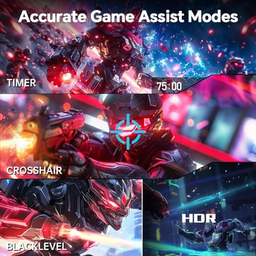 KTC 24.5 inch 400Hz 240Hz Gaming Monitor | Fast IPS 1ms | FHD 1080P Monitor | HDR 400 128% sRGB | HDMI x2, DP x2 |Tilt Adjustability Silver-Gray VESA 360Hz Monitors H25X7 6