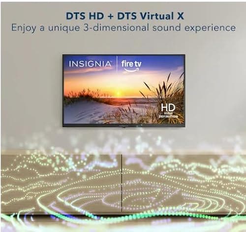 INSIGNIA 32" Class F20 Series LED HD Smart Fire TV, Voice Remote with Alexa, Free & Live TV 10