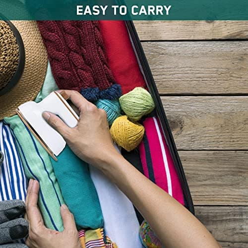 Portable Handheld Iron, Brynnl Mini Handheld Steamer Iron for Clothes, 180°Rotatable Travel Garment Steamer, Mini Ironing Machine Support Dry & Wet Ironing for Home,Travel,Gifts (white) 7