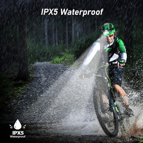 Blukar LED Headlamp Rechargeable,2000L High Lumen Super Bright Dimmable Headlight Flashlight with Motion Sensor- 8 Modes,Spotlight&Floodlight,IPX5 Waterproof for Camping,Hiking,Running,Fishing -2 Pack 6