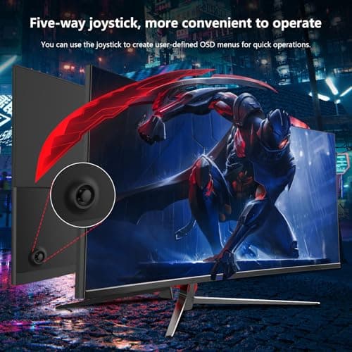 Sealan 27 inch Curved Gaming Monitor 180Hz Full HD 1080P 1800R LED Computer Monitor Display with FreeSync & Eye-Care Technology, Support VESA, DP, HDMI Port IPS Screen for Gaming Home Office 6