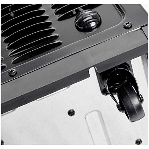 Amazon Basics Portable Space Heater with Remote Control, Adjustable Thermostat, Indoor Use, Energy-Saving Setting, LED Display 1500W, 11.4"D x 14.5"W x 14.7"H, Black 5