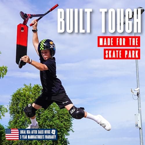 Pro Stunt Scooter - Lightweight Durable Trick Scooter for Skatepark and Street - Easy Assembly - Madd Gear MG1 8