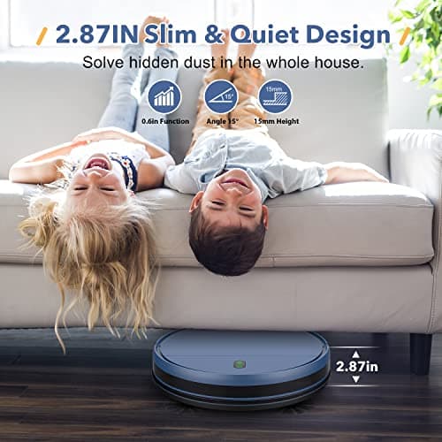 UMMUND Robot Vacuum and Mop Combo, 2 in 1 Robotic Vacuum Cleaner, with WiFi/App/Voice, Schedule Settings, Self-Charging, Ideal for Hard Floor, Pet Hair and Low Pile Carpet 5