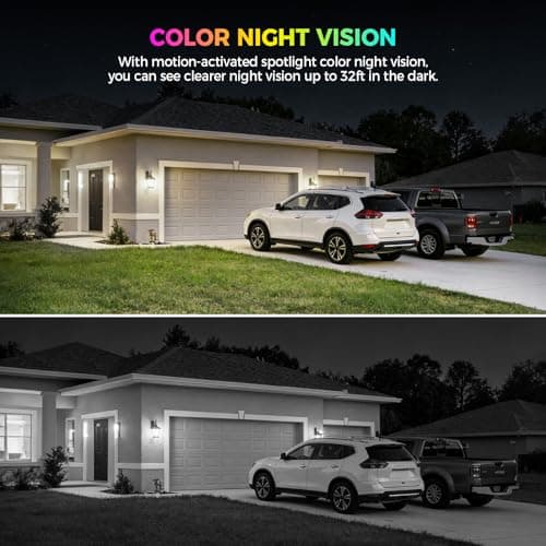 4G LTE Cellular Solar Security Camera Wireless Outdoor, No WiFi Solar Powered Camera, 360° Live View, 2K Color Night Vision, PIR Detection, 2-Way Audio, Motion Alert, Built in SIM Card, Easier to use 7