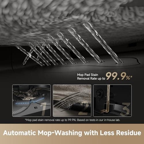 DREAME X50 Ultra Robot Vacuum and Mop with Auto-Empty and Mop Self-Cleaning, 20,000Pa Suction and Roller Brush Cover 8