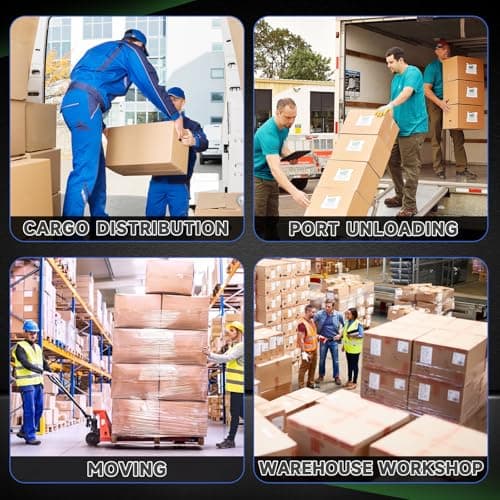 Electric Stair Climbing Dolly, 1250W Electric Stair Climbing Hand Truck, 900lbs Max Load Capacity, 3 Mode Folding Stair Climber Hand Trucks with Telescopic Handle for Moving Furniture (Black) 7