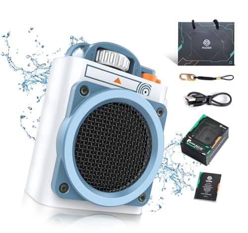 Muzen Portable Bluetooth Speaker, Wild GO IPX5 Waterproof Speaker, Small Bluetooth Speaker, Loud Stereo Sound,Best Wireless Speakers for Outdoor Travel Camping