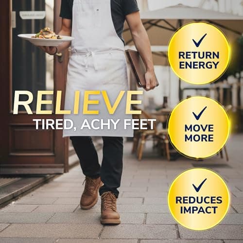 Dr. Scholl's Work All-Day Superior Comfort Insoles (with) Massaging Gel, Men, 1 Pair, Trim to Fit 6