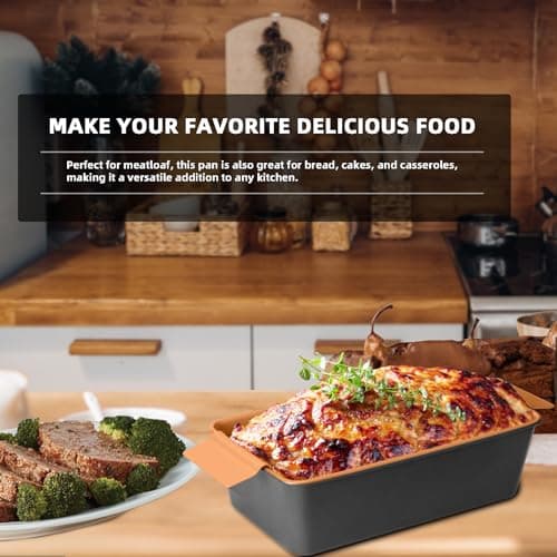 RavisingRidge Pizza Pan - 14 Inch Nonstick Pizza Pan for Oven with Widen Handles for Cooking, Baking, and Grilling - Durable, Even Heating, Long-Lasting Kitchen Cookware (1, Orange) 6