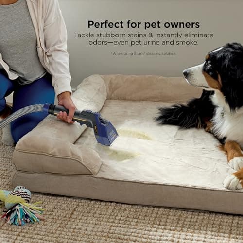 Shark CarpetXpert HairPro | Upright Carpet, Area Rug & Upholstery Cleaner | Carpet Shampooer | Handheld Spot & Stain Eliminator | Pet Hair Pickup & Odor Removal | 2 Cleaning Tools | Cobalt | EX251BRN 6