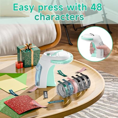 Vixic Retro Label Maker - Embossed Label Printer for Home, Kitchen, Office Organization - DIY 7