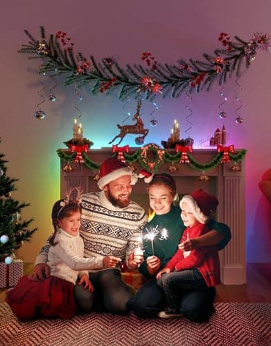 Govee Smart RGB LED Strip Lights, 16.4ft WiFi LED Strip Lighting Work with Alexa and Google Assistant, 16 Million Colors with App Control and Music Sync LED Lights for Bedroom, Home Decor 9