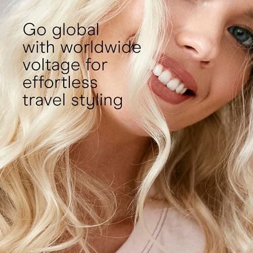 Conair Double Ceramic 1 ½-Inch Long Barrel Curling Iron, 1 ½-Inch Barrel Creates Soft Waves, Hair Waver for Use on Medium & Long Hair, White/Rose Gold 8