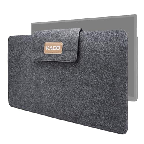 Kado 15.6 Inch Portable Monitor Case Sleeve Bag Made for Sceptre Kado MNN KYY InnoView Yxk ForHelp AYY VisionOwl Yodoit Uperfect ViewSonic ASUS Dell Lenovo 15.6" Portable Display Monitors 15.55"x9.25"