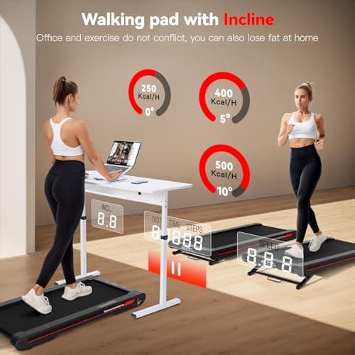 Sperax Walking Vibration Pad with Manual Incline,4-in-1 Under Desk Treadmill with APP Vibration Machine, Suitable for Home and Office use 5