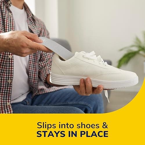 Dr Scholl’s Go Sockless! Cushioning Insoles for Women Men Unisex, 3 Pairs, Trim to Fit - Absorbs Moisture to Keep Feet Dry, Shoe Inserts for Women Men with Plush Terry Cloth Layer for Added Comfort 7