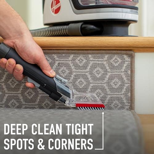 Hoover CleanSlate Plus Portable Carpet + Upholstery Spot Cleaner Machine, Powerful Suction with Versatile Tools, Pet Stain Remover, Car and Auto Detailer, Pair with Hoover Carpet Cleaner Solution 5