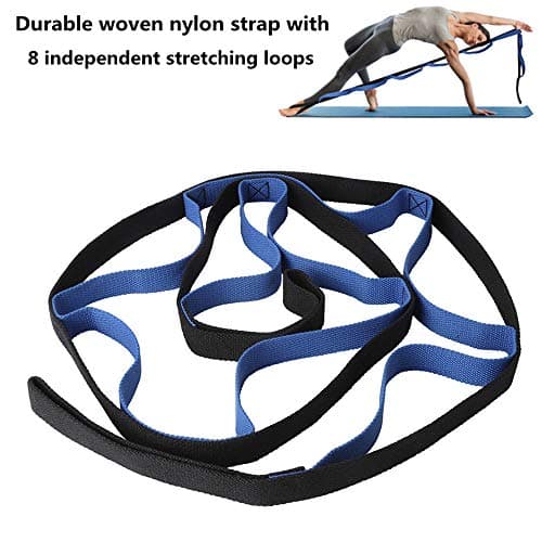 Foam Roller Set - High Density Back Roller, Muscle Roller Stick,2 Foot Fasciitis Ball, Stretching Strap, Massager Ball for Whole Body Physical Therapy & Exercise, Yoga, Back Pain, Leg, Deep Tissue 6