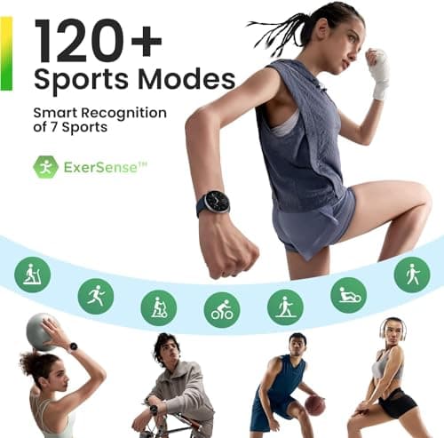 Amazfit GTR Mini Smart Watch 43mm, 14-Day Battery Life, GPS, AI Fitness App Enabled, Heart Rate & Sleep Health Monitoring, Activity Trackers and Smartwatches, Android iPhone Compatible, Black 7