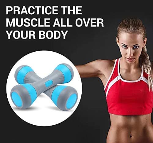 Nice C Adjustable Dumbbells Weights, Neoprene All-in-1 Options, Non-Slip, All-Purpose, Home, Gym, Office 5