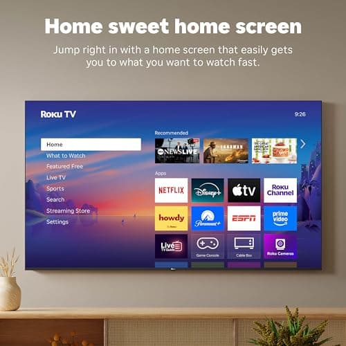 Roku Smart TV – 50-Inch Select Series, 4K HDR TV – RokuTV with Enhanced Voice Remote – Flat Screen LED Television with Wi-Fi for Streaming Live Local News, Sports, Family Entertainment 7