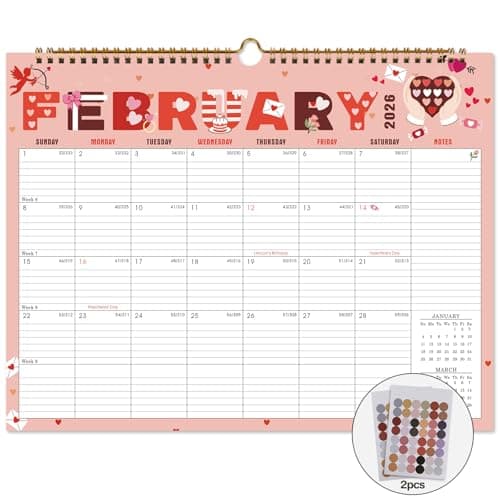 Lbylyhxc 2026 Calendar - 18 Monthly Wall Calendar 2026 from January 2026 to June 2027, 14.8 x 11.5 Inches.Thick Paper includes major holidays and dedicated space for notes and important dates (Wall Calendar Festivals)