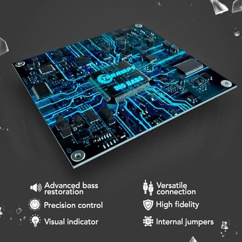 Taramps Big Bass DSP, Deep Bass Processor for Car Audio Systems, Subwoofer Impact Booster with Adjustable Frequency & Sweep Controls 12