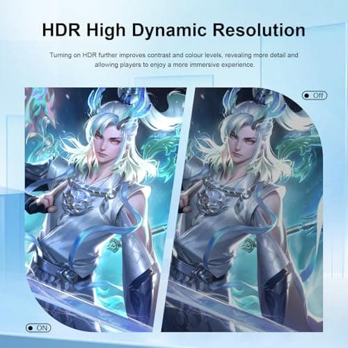 DJiEX 24 inch Monitor FHD 1920x1080p 180Hz Screen 99% sRGB Refresh Rate 3ms Home Office Gaming Computer Monitor Sync Visual Experience for Work & Play Support Wall Mount Install 4