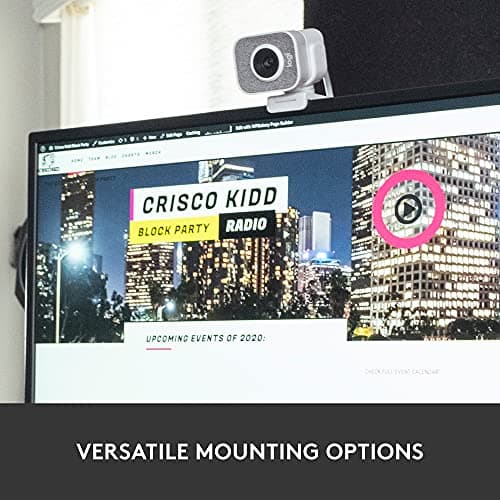 Logitech StreamCam Premium Webcam for Streaming and Content Creation, Full HD 1080p 60 fps,Works with Microsoft Teams, Google Meet, Zoom, Nintendo Switch 2’s new GameChat mode, for PC/Mac– Off-White 7