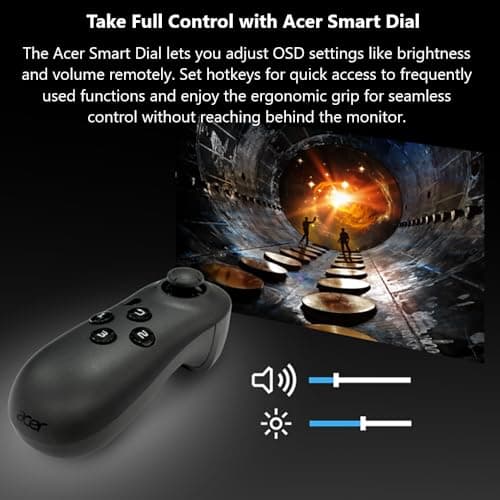 Acer Predator Gaming Monitor | 27" UHD 3840 x 2160 IPS | AMD FreeSync Premium | Up to 320Hz with DFR | Up to 0.5ms | VESA DisplayHDR400| DCI-P3 90% | Display Port 1.4 & 2 x HDMI 2.1 | XB273K V5bmiiprx 8