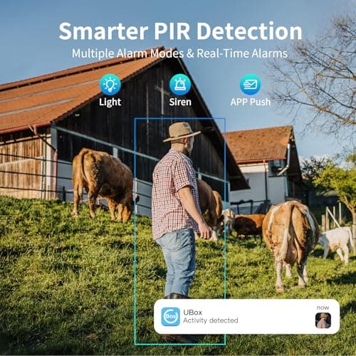 ELYSOO 4G LTE Cellular Security Cameras, 2 Pack Solar Powered No WiFi Security Camera Outdoor with 360° View, 2K Color Night Vision, Includes SIM Card(Support Verizon/AT&T/T-Mobile) - White 8